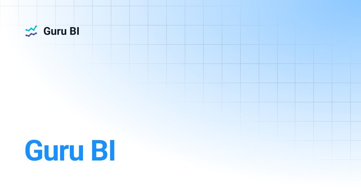 Guru BI | Guru BI